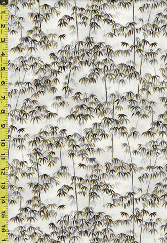 Asian - Imperial 17- Bamboo Forest - SRKM-20381-186 - Silver (Gray)