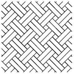 Sashiko Stencil - BS243 - Wickerwork Basketweave - ON SALE - SAVE 40%