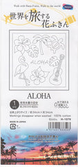 Sashiko Pre-printed Sampler - Sashiko Hawaii - Aloha - # 1079 - White