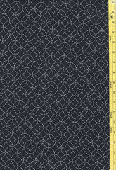 Japanese - Hokkoh Sashiko-like Seven Treasures - 305-2A-Indigo