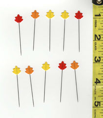 Notions - Tulip Pins - Cellulose Head - Momiji - THN-072e - 10 Pack