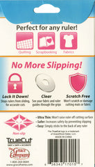 Notions - Truecut - TrueGrips - Non-Slips Adhesive Rings for Rulers