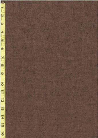 SALE - Japanese - Tsumugi Fabric - KF-2006 - Chocolate - ON SALE - 50% OFF - By the Yard