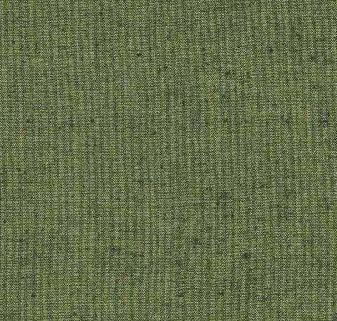 Japanese Fabric - Cotton Tsumugi - FAT QUARTER - # 243 Olive Green