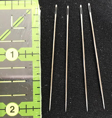 Notions - Tulip Needles - Sashiko Big Eye Thin - 4 Needles