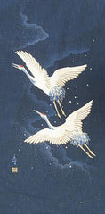 Noren Panel -  Two Cranes in Flight # 66