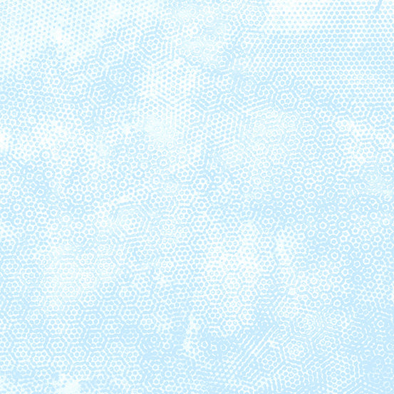 Blender - Andover Dimples W4 - Snowsquall (Very Light Blue) - By the Half Yard