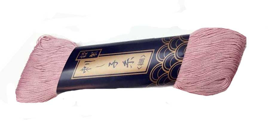 Sashiko Thread - Yokota Thin Weight - 170m Skein - # 22 Dusty Pink