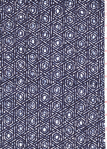Yukata Fabric - 045 - Hexagon Basketweave