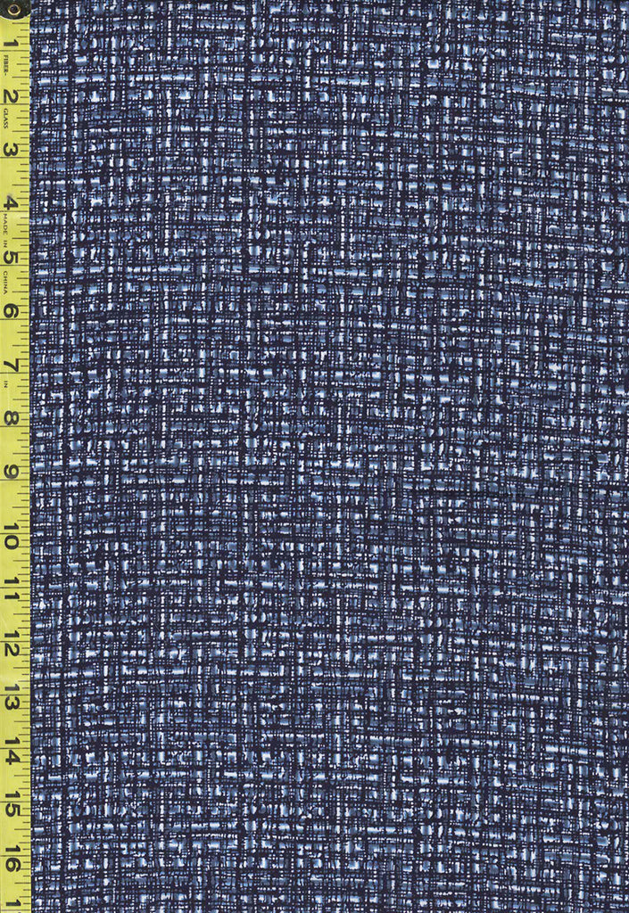 Yukata Fabric - 0024 - Small Lattice with Tiny Squares - Indigo