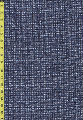 Yukata Fabric - 0024 - Small Lattice with Tiny Squares - Indigo