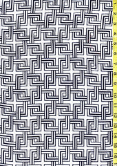 Yukata Fabric - 0043 - Interlocking Celtic Squares