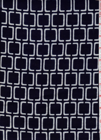 Yukata Fabric - 097 - Rows of Squares