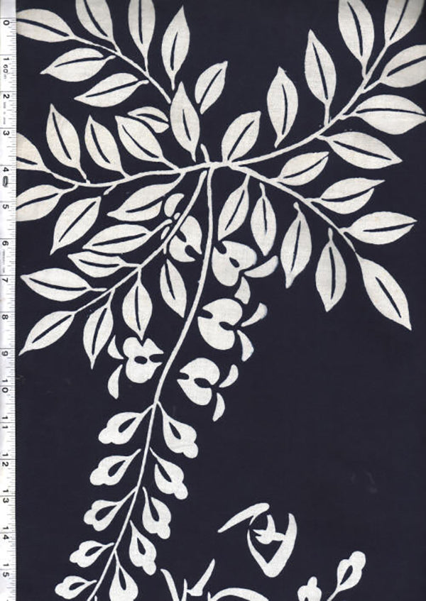 Yukata Fabric - 135 - Large Scale Wisteria