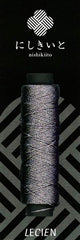 Lecien Nishikiito Metallic Embroidery Floss - 10 (Sumi)