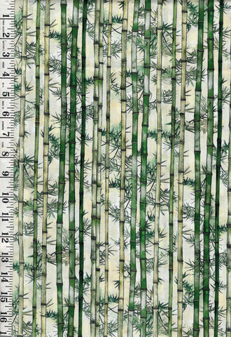 *Asian - KOI POND - Bamboo Forest - 05635-MU - Cream - White