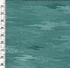 1007 - Japanese Silk Blend - Textured Clouds - Aqua