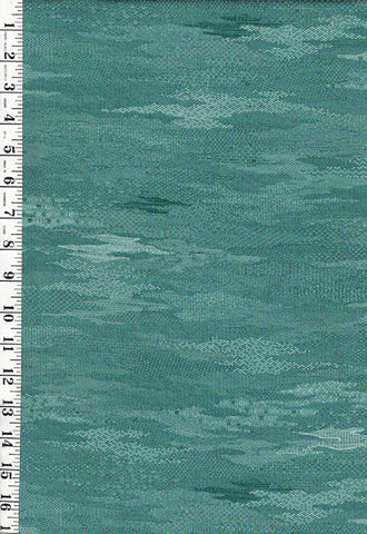 1007 - Japanese Silk Blend - Textured Clouds - Aqua