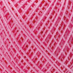 COLORS Lace Weight Thread for Crochet, Knitting & Sashiko - 104 Cherry Pink