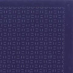 Sashiko Pre-printed Sampler - Kaguri Sashi - Asanoha to Zenisashi - # 2045 - Navy