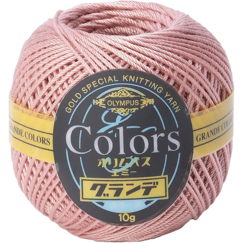 COLORS Lace Weight Thread for Crochet, Knitting & Sashiko - 119 Light Strawberry