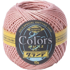 COLORS Lace Weight Thread for Crochet, Knitting & Sashiko - 119 Light Strawberry