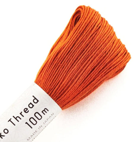 Sashiko Thread - Olympus - Large 100m Skeins - # 122 - Pumpkin
