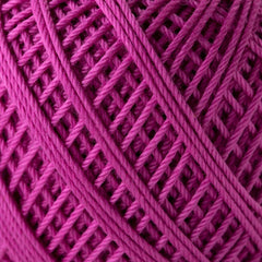 COLORS Lace Weight Thread for Crochet, Knitting & Sashiko - 127 Fuchsia Pink