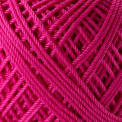 COLORS Lace Weight Thread for Crochet, Knitting & Sashiko - 155 Raspberry Pink