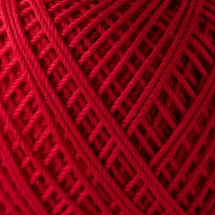 COLORS Lace Weight Thread for Crochet, Knitting & Sashiko - 188 Carmine Red