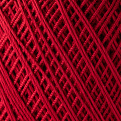COLORS Lace Weight Thread for Crochet, Knitting & Sashiko - 192 Strong Red