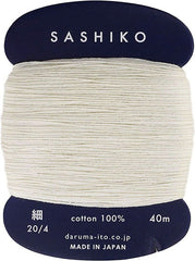 Sashiko Thread - Daruma - Thin Weight - 40m - # 202 Natural