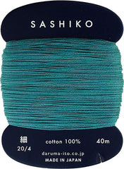 Sashiko Thread - Daruma - Thin Weight - 40m - # 205 Dark Teal