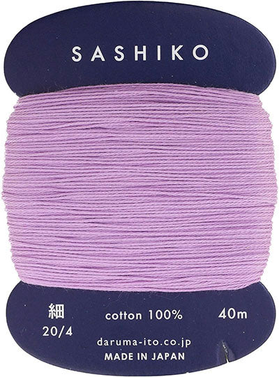 Sashiko Thread - Daruma - Thin Weight - 40m - # 210 Wisteria