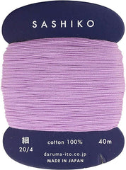 Sashiko Thread - Daruma - Thin Weight - 40m - # 210 Wisteria
