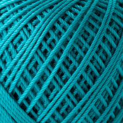 COLORS Lace Weight Thread for Crochet, Knitting & Sashiko - 222 Turquoise Green
