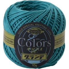 COLORS Lace Weight Thread for Crochet, Knitting & Sashiko - 222 Turquoise Green