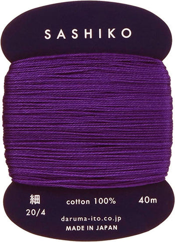 Sashiko Thread - Daruma - Thin Weight - 40m - # 223 Regal Purple