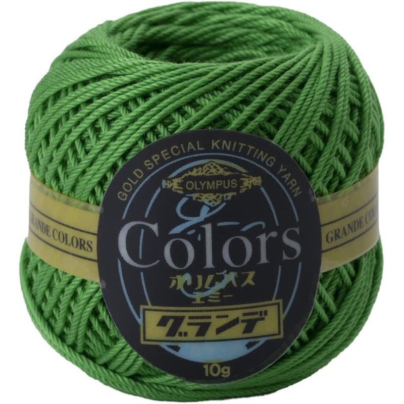 COLORS Lace Weight Thread for Crochet, Knitting & Sashiko - 229 Parrot Green