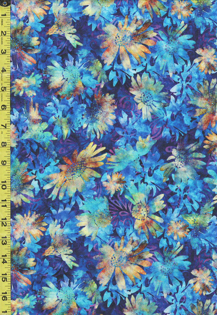 *Tropical - Valencia - Compact Floral - 29034-B - Blue