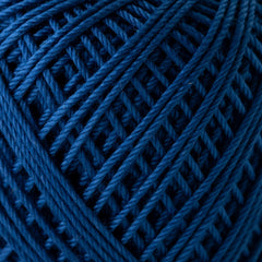 COLORS Lace Weight Thread for Crochet, Knitting & Sashiko - 355 Deep Blue