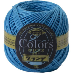 COLORS Lace Weight Thread for Crochet, Knitting & Sashiko - 371 Cerulean Blue
