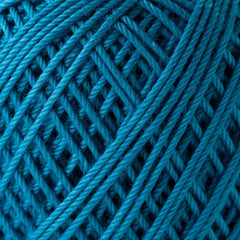 COLORS Lace Weight Thread for Crochet, Knitting & Sashiko - 391 Peacock Blue