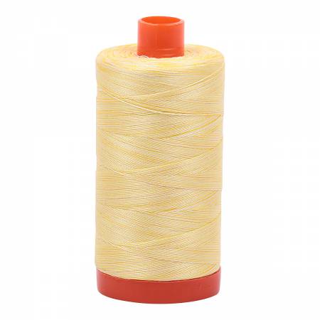 Aurifil 50wt Cotton Thread - 1422 yards - 3910- Lemon Variegated - ON sale - 40% OFF