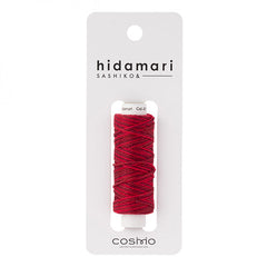 Sashiko Thread - Hidamari - 401 - Variegated - CRANBERRY RED