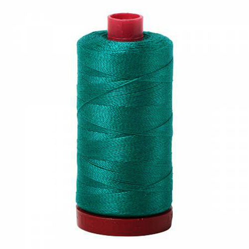 Aurifil 12wt Cotton Thread - 356 yards - 4093 Jade