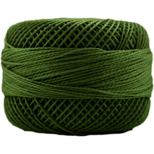 Presencia Perle Cotton - Size 8 - 4565 AVOCADO GREEN