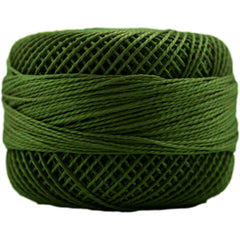 Presencia Perle Cotton - Size 8 - 4565 AVOCADO GREEN