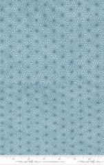 *Japanese - Moda Indigo Blooming - Yuri Geometric Swirl - 48097-12 - Water (Light Blue)