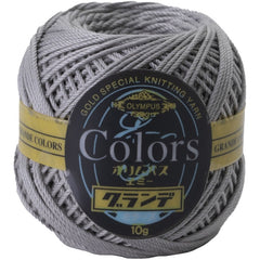 COLORS Lace Weight Thread for Crochet, Knitting & Sashiko - 484 Pearl Gray